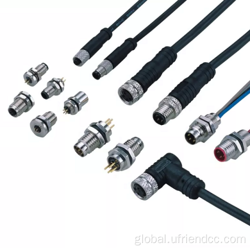 Waterproof Plastic M8 Connector cables